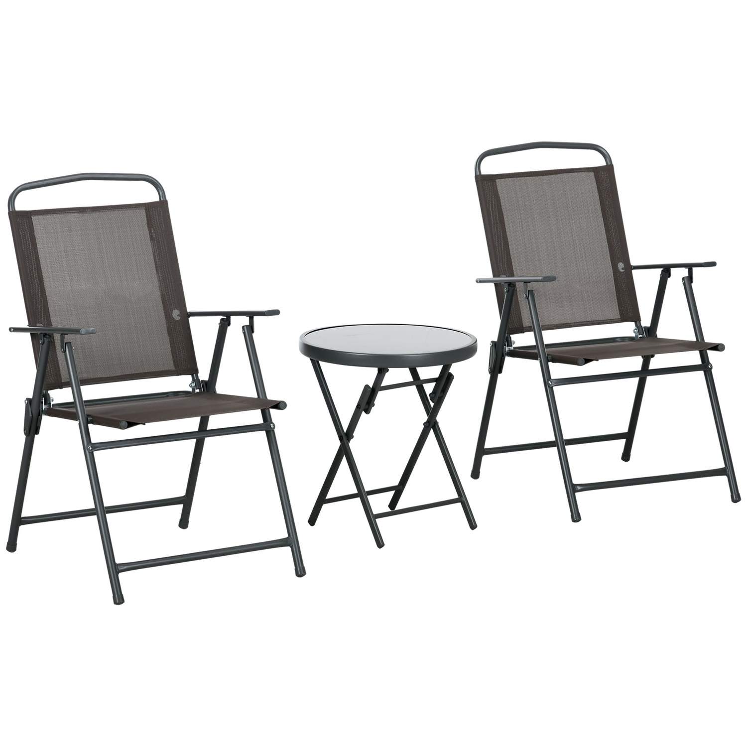 3-osainen bistrosetti metallista
