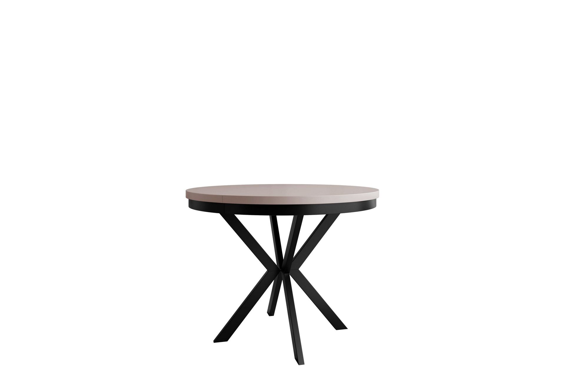 Sereth 100 cm, pyöreä - Beige/Musta